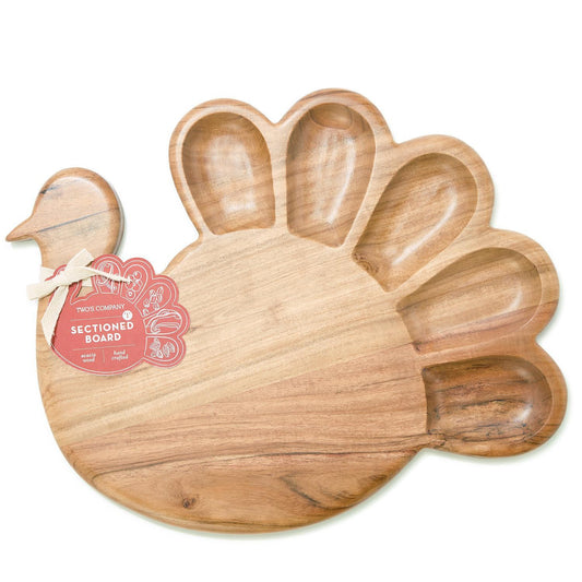 Turkey Sectional Charcuterie Board Seasonal Two's Company