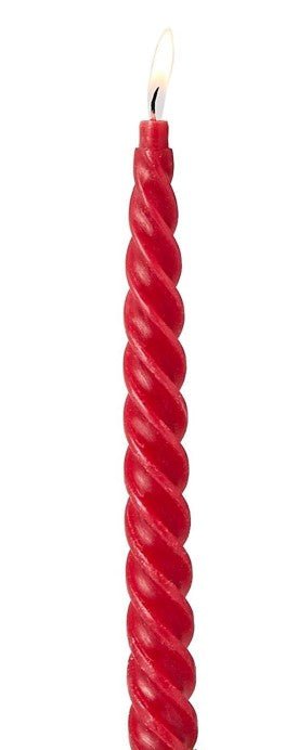 Twist Taper Candles Set of 2 - Assorted Seasonal Two's Company