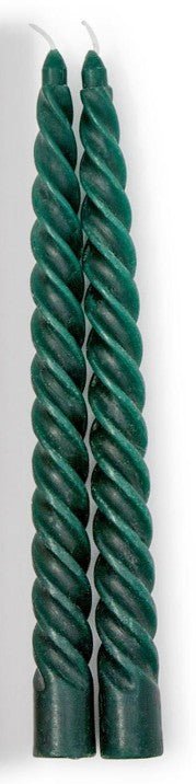 Twist Taper Candles Set of 2 - Assorted Seasonal Two's Company