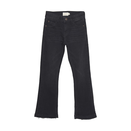 Grey Flare Jeans Girls Pants + Leggings Creamie   