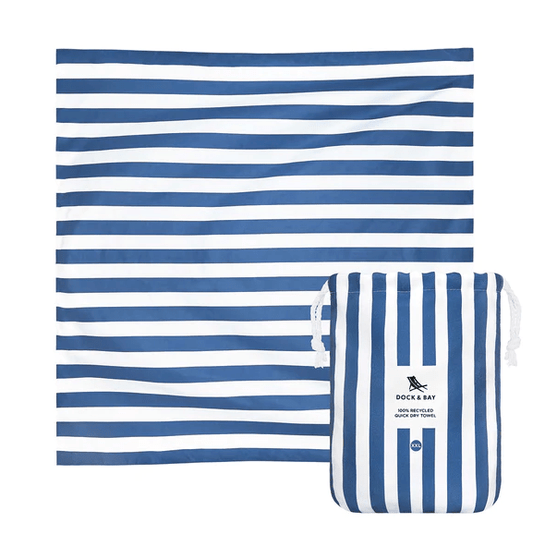 XXL Quick Dry Towel - Whitsunday Blue - Sugar Babies Children's Boutique/Meg's Shoppe