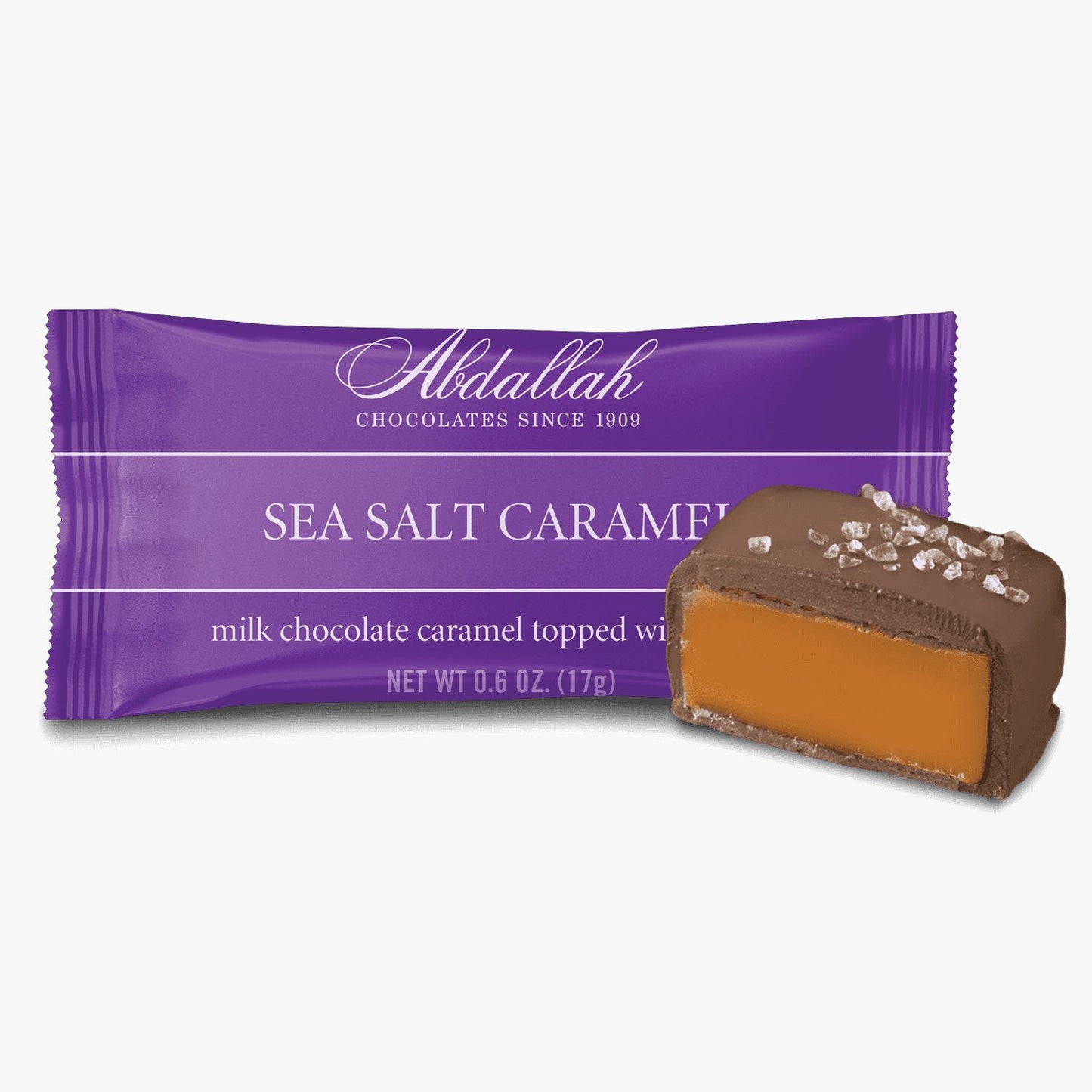 Milk Chocolate Sea Salt Caramel - Singles Impulse Abdallah Candies   