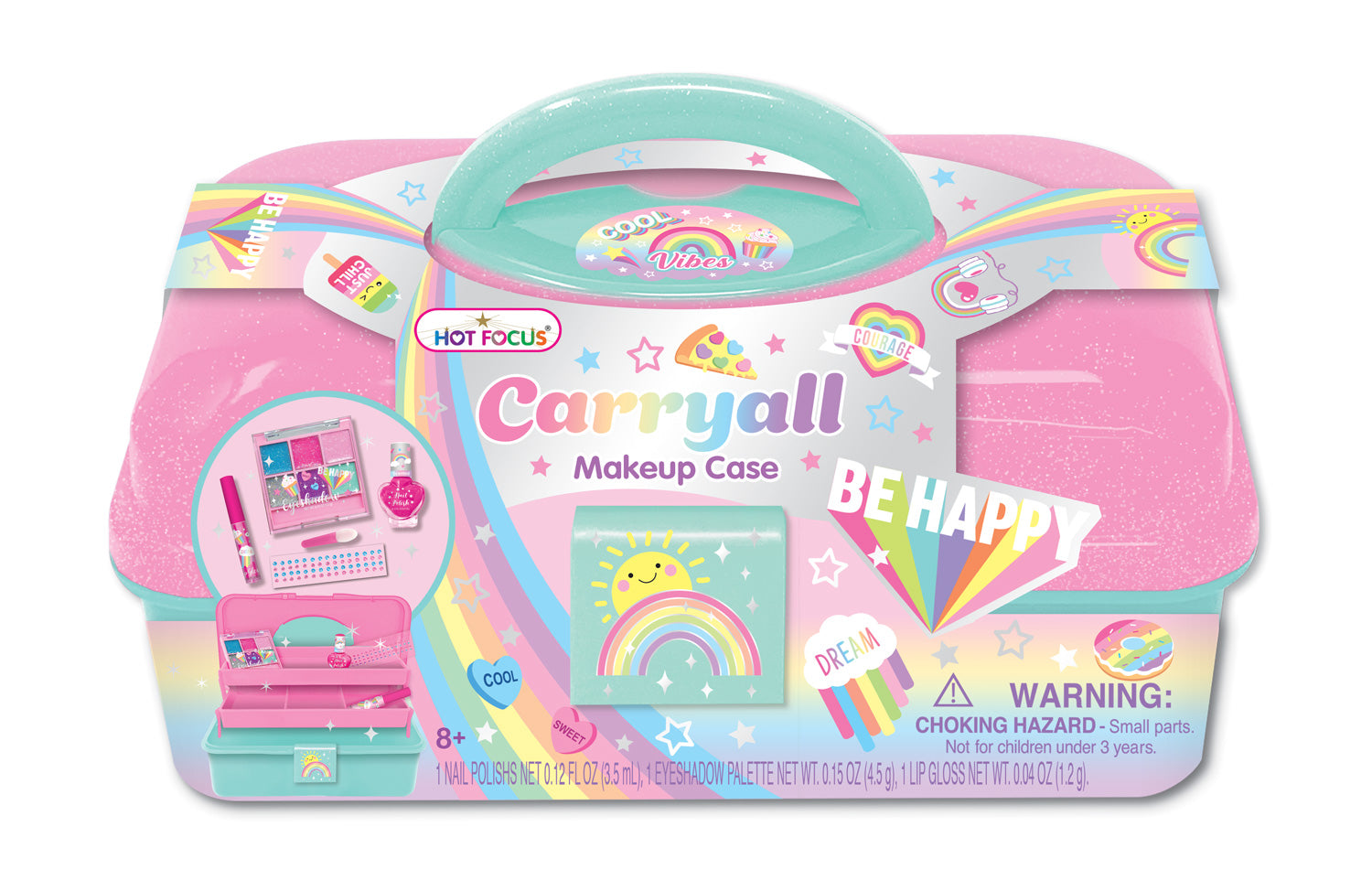Carryall Makeup Case - Rainbow Kids Misc Accessories Hot Focus   