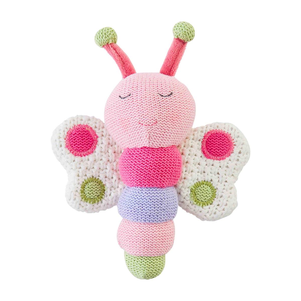 Butterfly Rattle Baby Accessories Mudpie   