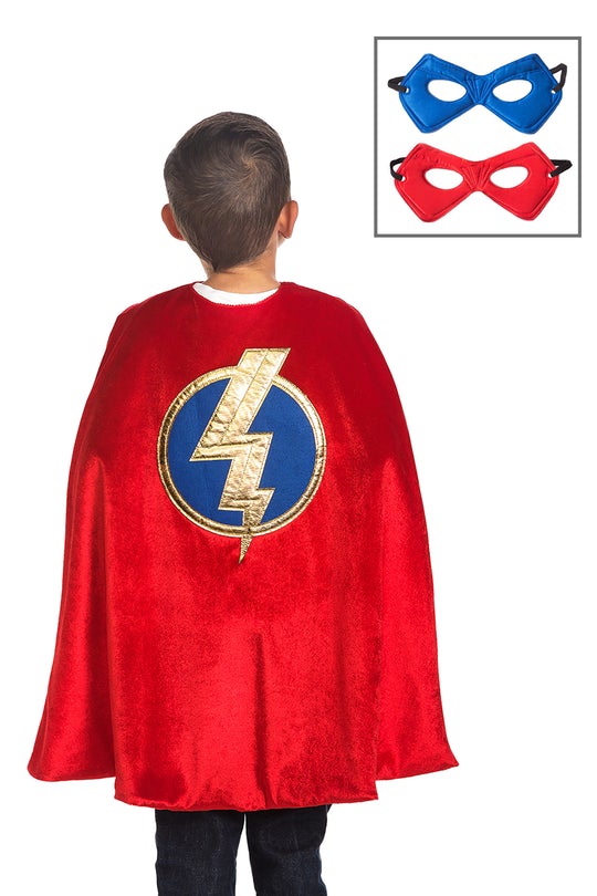 Red Hero Cape & Mask Set Toys Little Adventures   