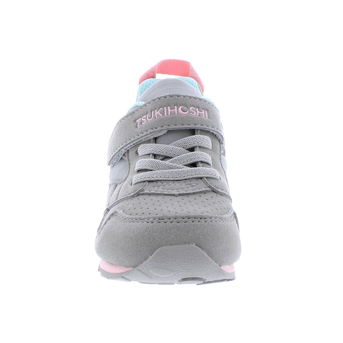 Grey/Pink Racer Girls Shoes Tsukihoshi   