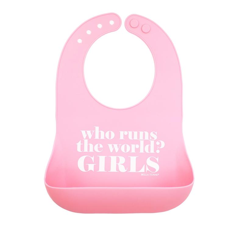 Who Runs the World Wonder Bib Gifts Bella Tunno   