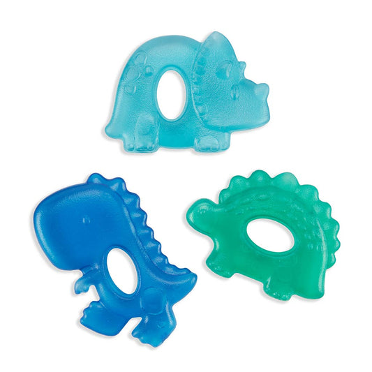 Cutie Coolers™ Dino Water Filled Teethers (3-pack) Baby Accessories Itzy Ritzy   
