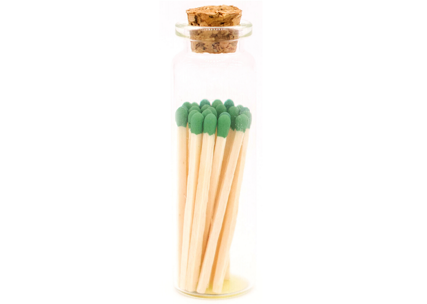 2in Emerald Green Decorative Matches In Jar with striker Home Decor River Birch Candles   