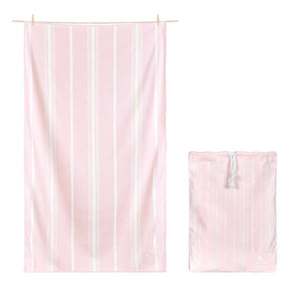 Quick Dry Large Bath Towel - Peppermint Pink Gifts Dock & Bay   