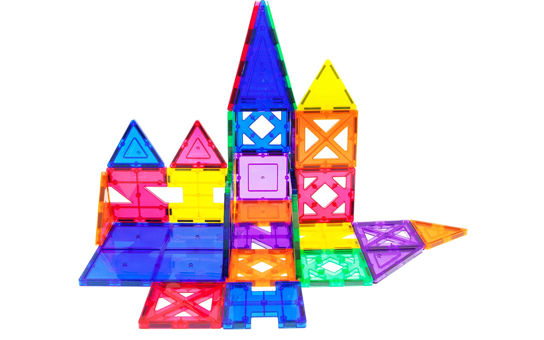 Picasso Tiles - 33 Piece Educational Magnetic Building Block Set Toys Picasso Tiles   