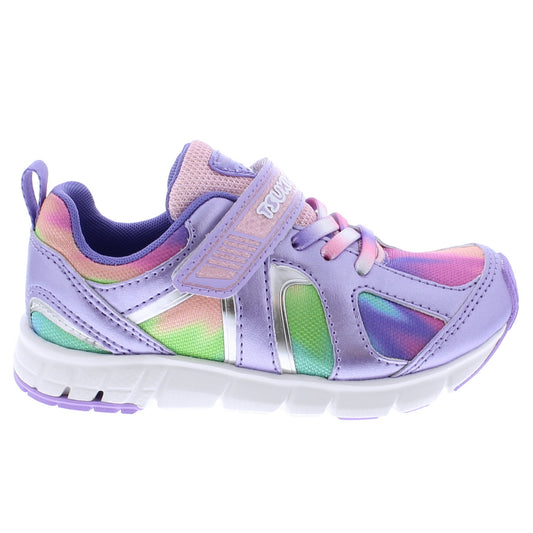 Lavender Multi Rainbow Girls Shoes Tsukihoshi   