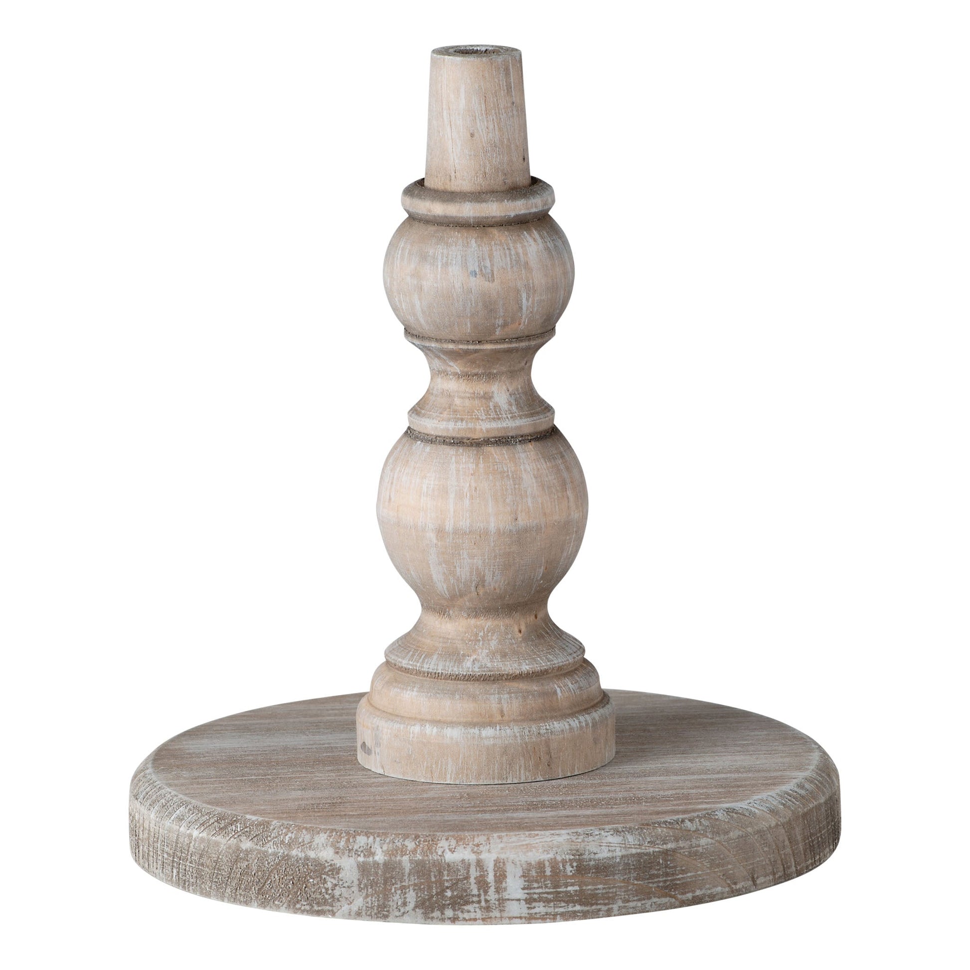 Neutral Wood Base for Topper Home Decor Glory Haus   