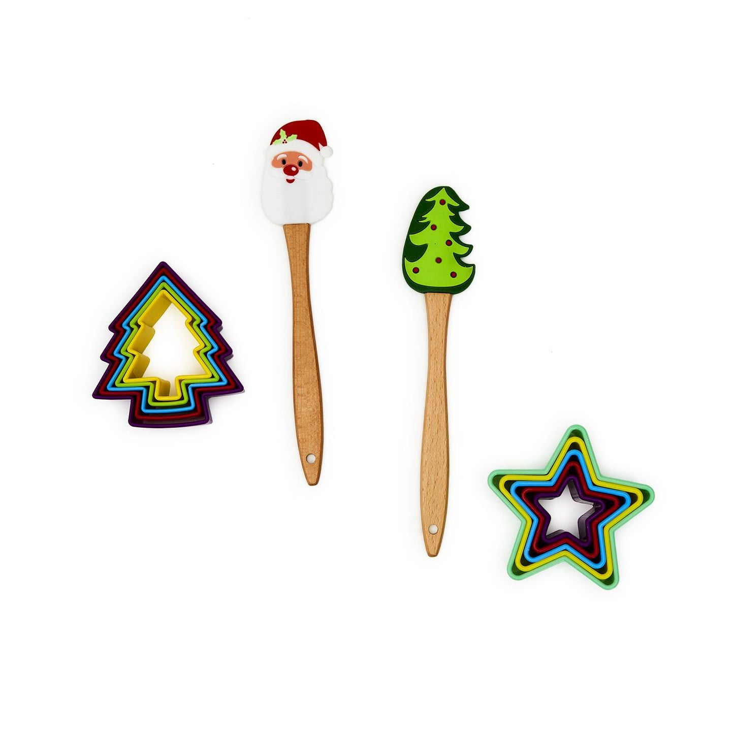 Cookies for Santa Spatula and Cookie Cutters Set Home Decor Two's Company   