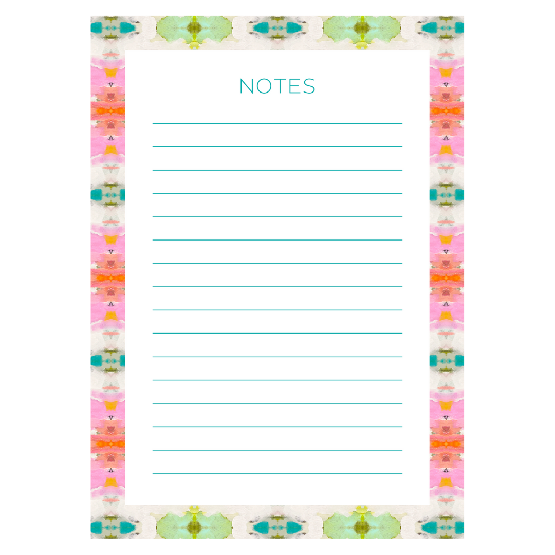 Giverny Notepad Paper Goods Laura Park Designs   