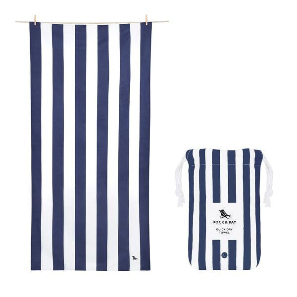 Cabana Large Towel - Whitsunday Blue Textiles Dock & Bay   