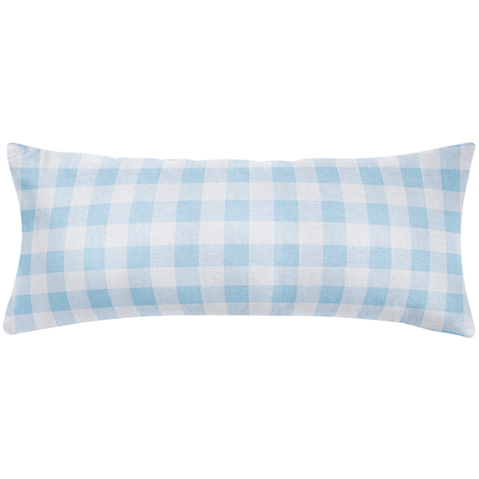 Gingham Blue 14x36 Decorative Pillow Textiles Laura Park Designs   