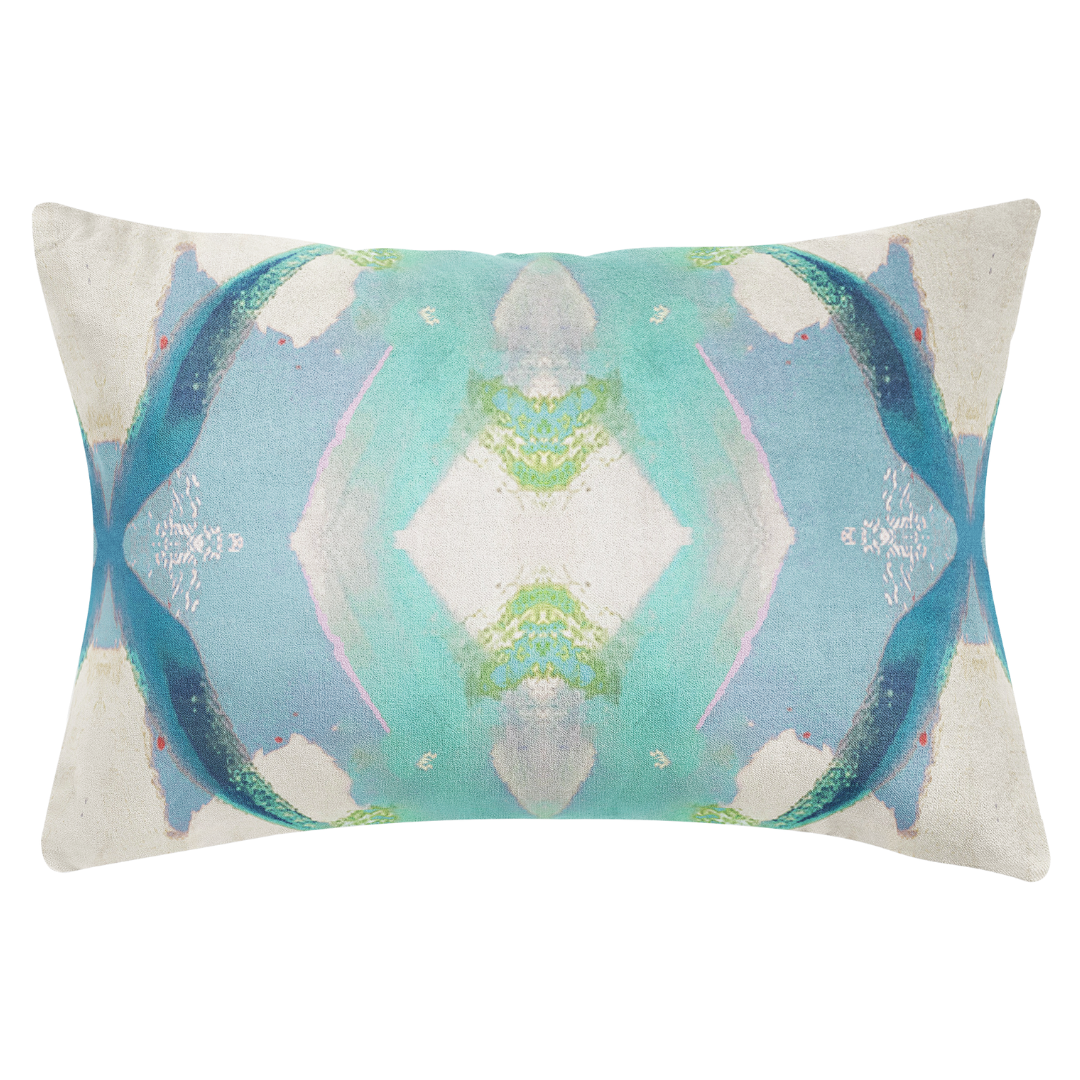 Jasmine Blue 14x20 Pillow Textiles Laura Park Designs   