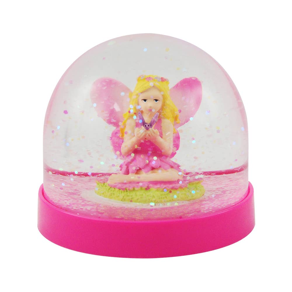 Fairy Acrylic Snow Globe Gifts Pink Poppy   