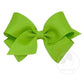 Small Grosgrain Bow Kids Hair Accessories Wee Ones Apple Green  