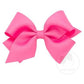 Small Grosgrain Bow Kids Hair Accessories Wee Ones Hot Pink  
