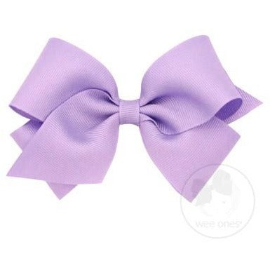 Small Grosgrain Bow Kids Hair Accessories Wee Ones Light Orchid  