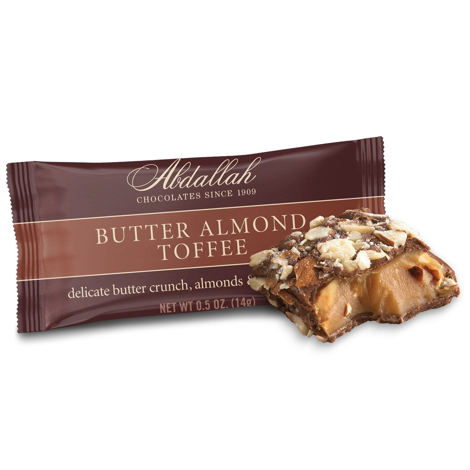 Butter Almond Toffee - Singles Impulse Abdallah Candies   