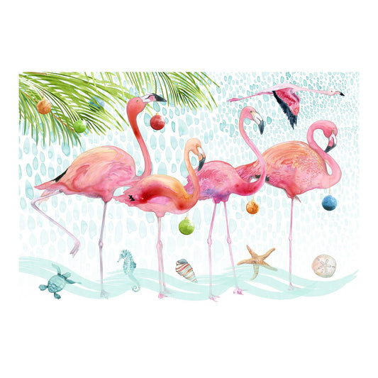 Olivia's Home Rug - Holiday Flamingo Home Decor Jellybean   