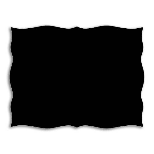 Memo Board Ornate 13.4x17.5 Black Home Decor Roeda Studio   