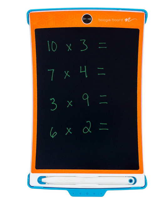 BoogieBoard Jot 8.5 ewriter+Blue Cover, Geometric Orange Toys BoogieBoard   