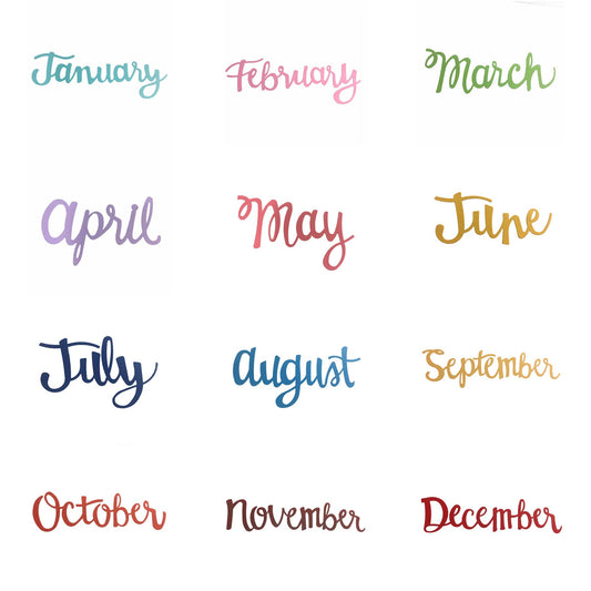 Month Magnet - June Home Decor Roeda Studio   
