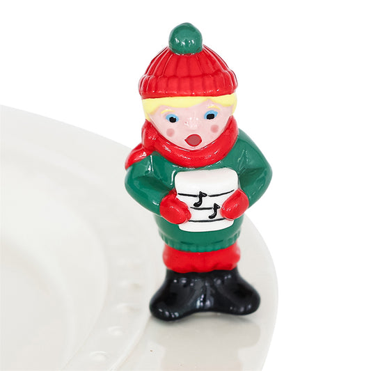 Nora Fleming  Mini - Fa-la-la Caroler Home Decor Nora Fleming   