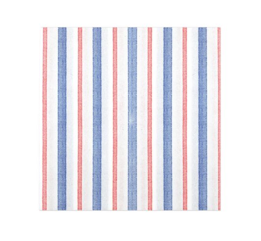 Papersoft Napkins Americana Stripe Dinner Napkins (Pack of 20) Kitchen + Entertaining Vietri   