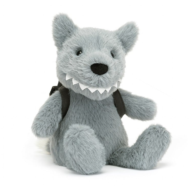 Backpack Wolf Plush Jellycat   