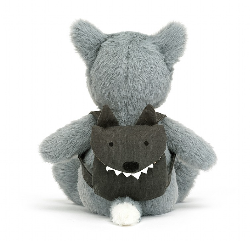 Backpack Wolf Plush Jellycat   