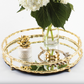 Gold Bamboo Round Mirrored Tray Home Decor 8 Oak Lane   