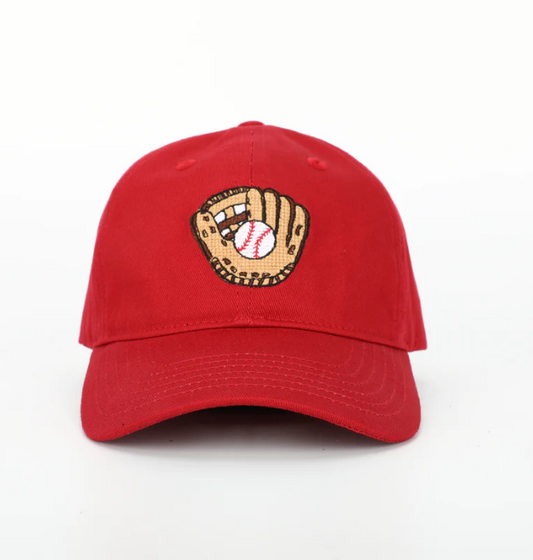 Red Baseball Hat Accessories Little Kideauxs   