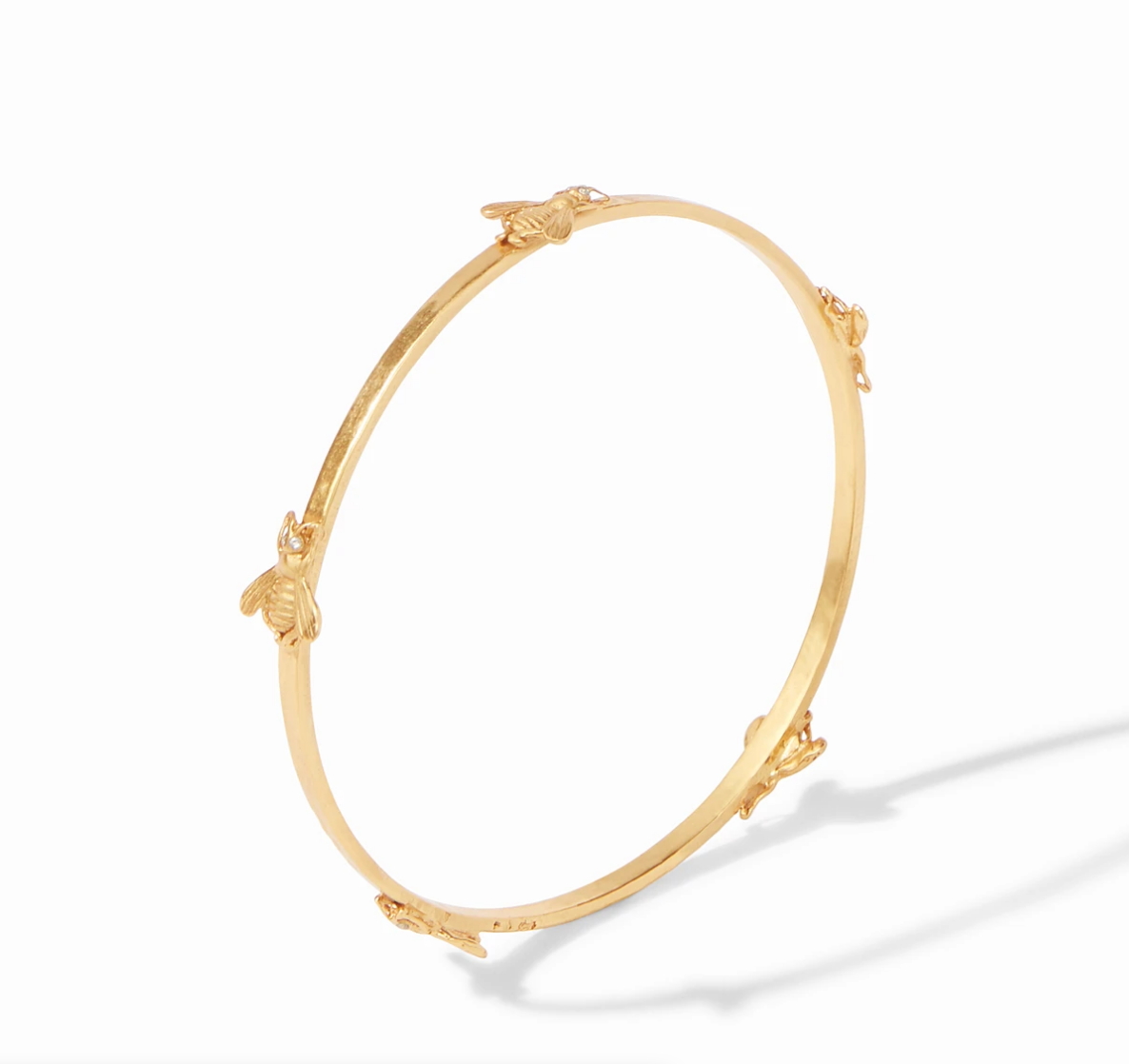 Bee Bangle Gold Cz - Small Bracelets Julie Vos