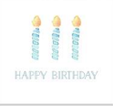 Happy Birthday Candles Enclosure Cards Paper Goods Over the Moon Blue  