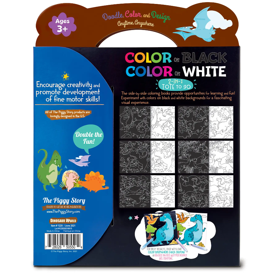 Color on Black & Color on White 2 in 1 Pack Toys The Piggy Story   