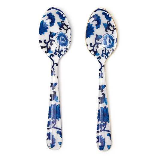 Set of 2 Chinoiserie Spoons Kitchen + Entertaining Two's Company   