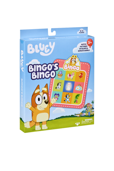 Bluey Bingo's Bingo Card Game, Fun Matching Game