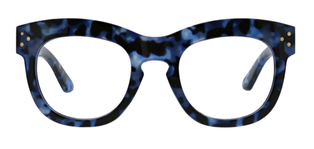 Bravado - Navy Tortoise +1.00 Women's Accessories Peepers   