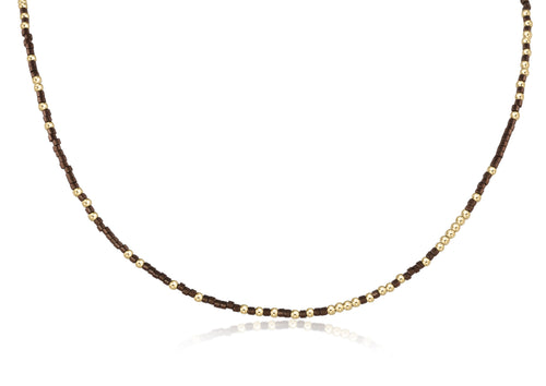 15" Hope Unwritten Choker - Bronze Necklaces enewton   