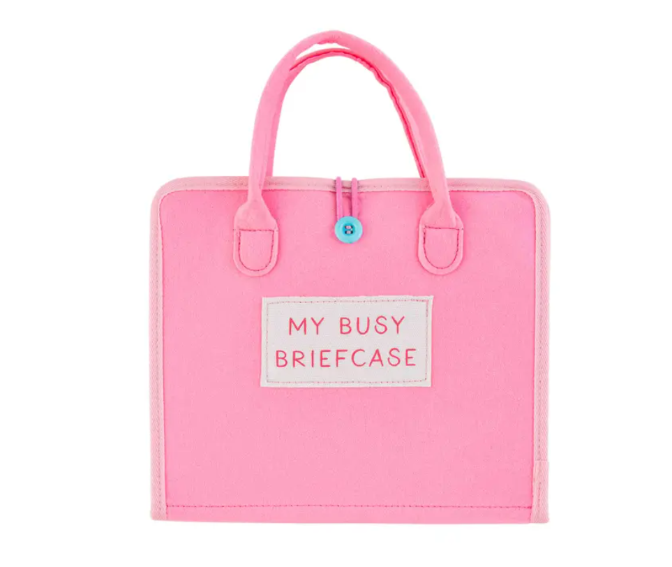 Pink My Busy Briefcase Toys Mudpie   