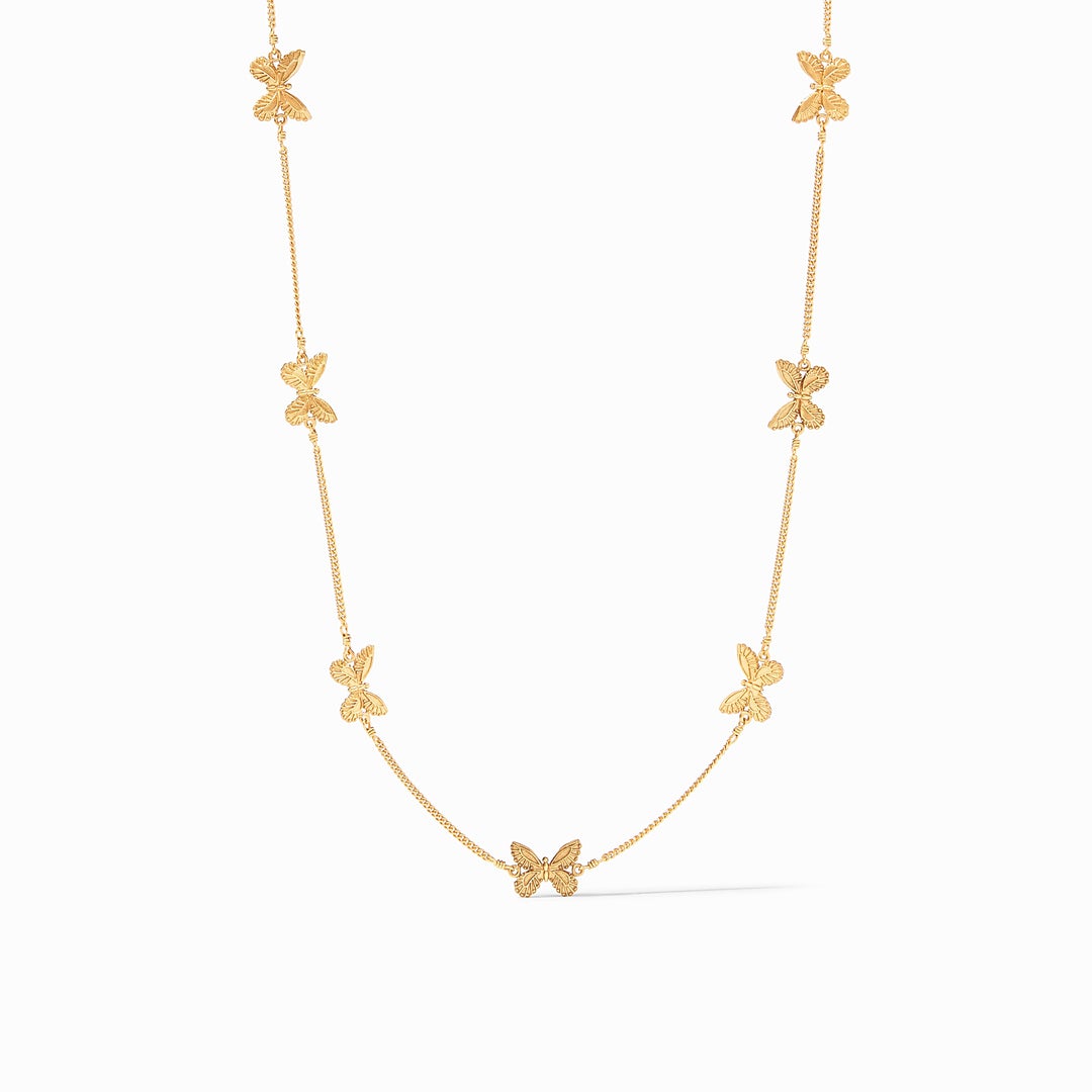 Butterfly Delicate Station Necklace Women's Jewelry Julie Vos   