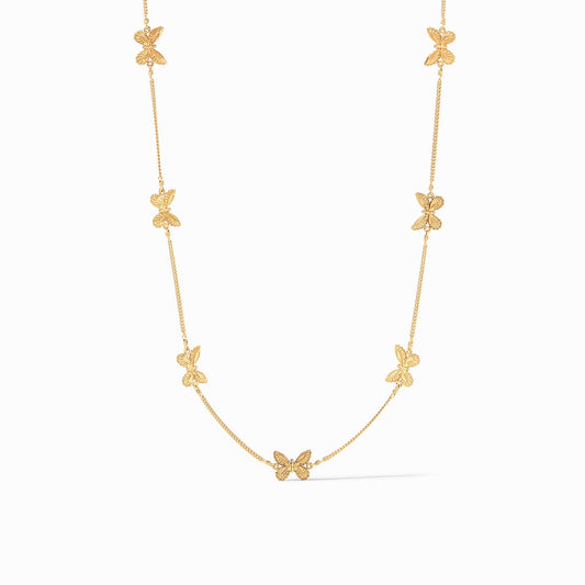 Butterfly Delicate Station Necklace Necklaces Julie Vos   