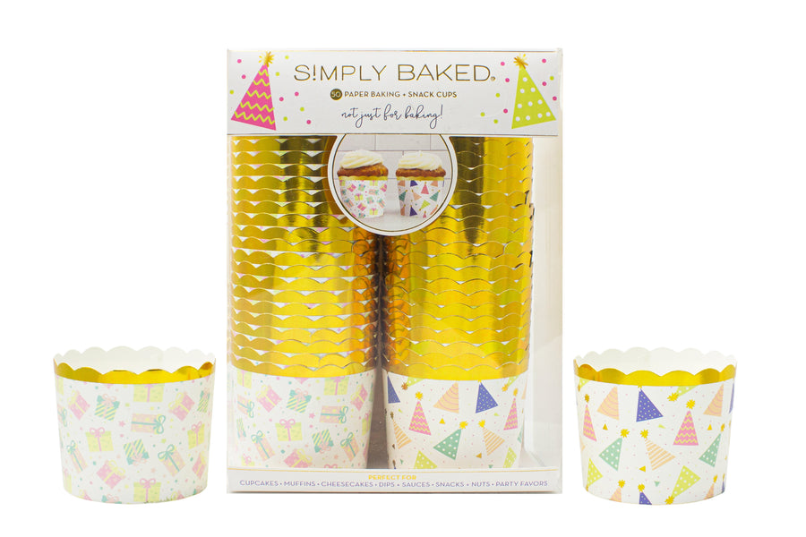 Birthday Candles Large Baking Cups, 50pk Home Decor Sophistiplate   