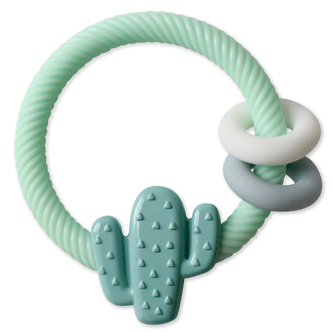 Ritzy Rattle Silicone Teether Rattle - Cactus Baby Accessories Itzy Ritzy   