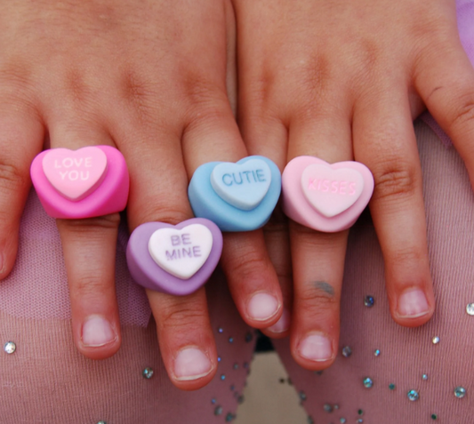 Candy Heart Rings Kids Jewelry Great Pretenders   